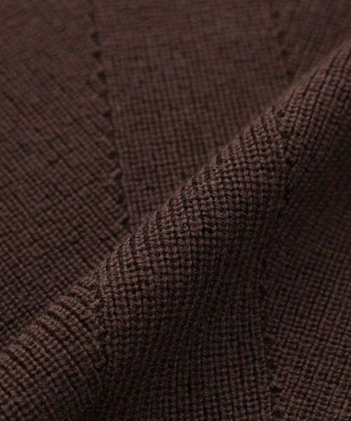TRANS WORK / トランスワーク ニット・セーター | 【ウォッシャブル】エクストラファインウールジレ | 詳細11