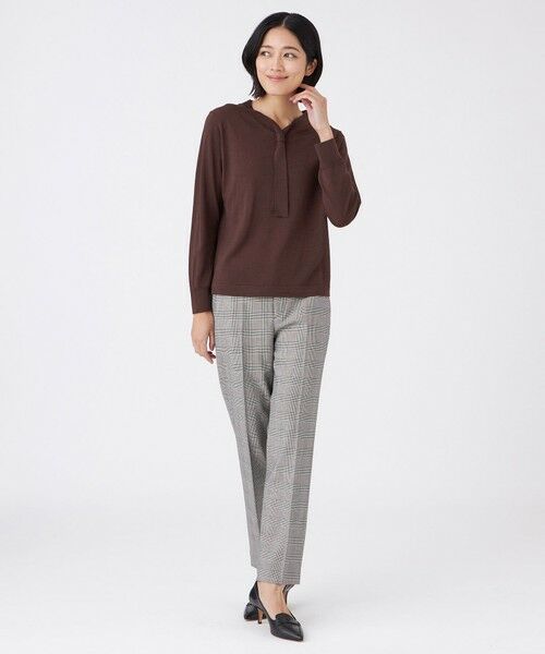 TRANS WORK / トランスワーク ニット・セーター | 【ウォッシャブル】エクストラファインウールプルオーバー | 詳細5