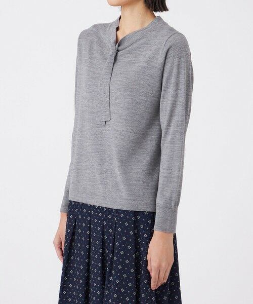 TRANS WORK / トランスワーク ニット・セーター | 【ウォッシャブル】エクストラファインウールプルオーバー | 詳細7