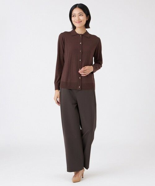 TRANS WORK / トランスワーク ニット・セーター | 【ウォッシャブル】エクストラファインウールプルオーバー | 詳細4