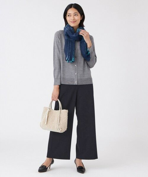 TRANS WORK / トランスワーク ニット・セーター | 【ウォッシャブル】エクストラファインウールプルオーバー | 詳細1