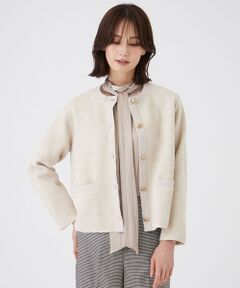 TRANS WORK / トランスワーク ニット・セーター | 【ウォッシャブル】モールヤーン×TEXBRIDアウター