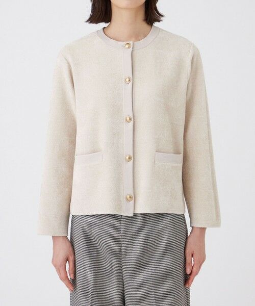 TRANS WORK / トランスワーク ニット・セーター | 【ウォッシャブル】モールヤーン×TEXBRIDアウター | 詳細6