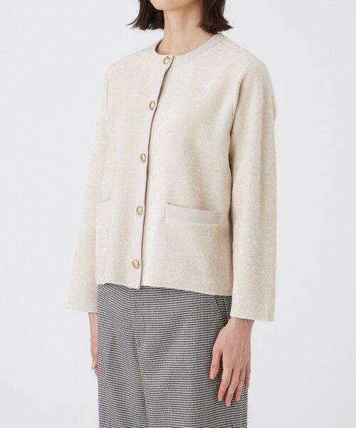 TRANS WORK / トランスワーク ニット・セーター | 【ウォッシャブル】モールヤーン×TEXBRIDアウター | 詳細7