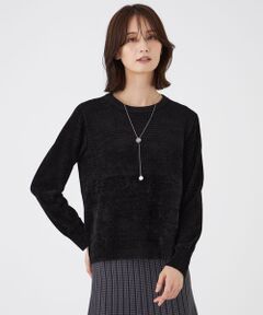 TRANS WORK / トランスワーク ニット・セーター | 【ウォッシャブル】モールヤーン×TEXBRIDプルオーバー