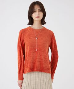 TRANS WORK / トランスワーク ニット・セーター | 【ウォッシャブル】モールヤーン×TEXBRIDプルオーバー