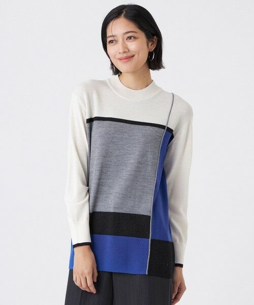 TRANS WORK/トランスワーク 【ウォッシャブル】エクストラファインウールプルオーバー グレー3 38 TRANS WORK/トランスワーク 【ウォッシャブル】エクストラファインウールプルオーバー グレー3 38