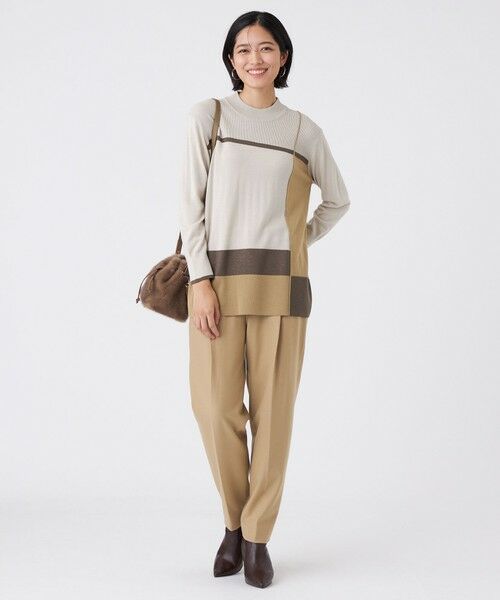 TRANS WORK / トランスワーク ニット・セーター | 【ウォッシャブル】エクストラファインウールプルオーバー | 詳細3