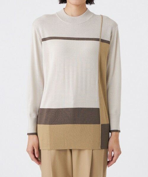 TRANS WORK / トランスワーク ニット・セーター | 【ウォッシャブル】エクストラファインウールプルオーバー | 詳細4