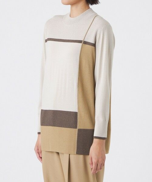 TRANS WORK / トランスワーク ニット・セーター | 【ウォッシャブル】エクストラファインウールプルオーバー | 詳細5