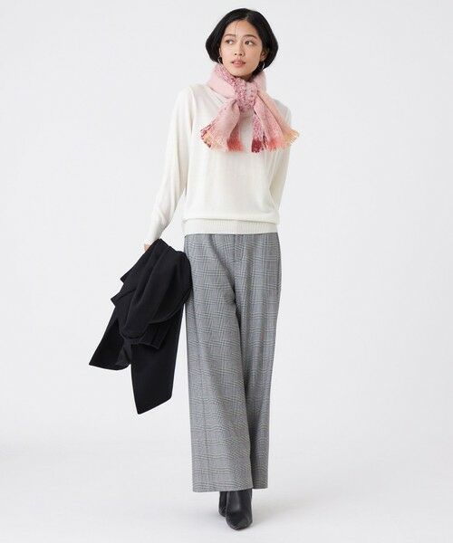 TRANS WORK / トランスワーク ニット・セーター | 【ウォッシャブル】エクストラファインウールプルオーバー | 詳細1