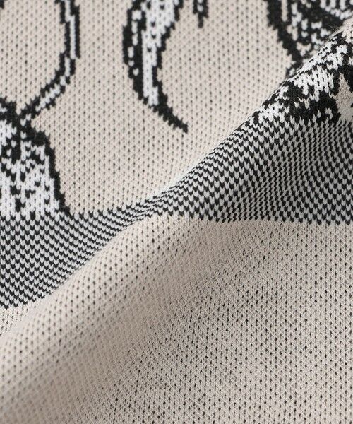 TRANS WORK / トランスワーク ニット・セーター | 【ウォッシャブル】FlowerJQ柄ニットプルオーバー | 詳細6