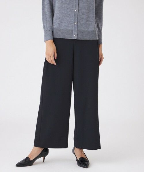 TRANS WORK / トランスワーク その他パンツ | 【ウォッシャブル】アルガンオイルストレッチパンツ(ネイビー3)