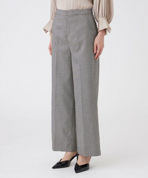 TRANS WORK / トランスワーク その他パンツ | ハウンドトゥースストレッチパンツ | 詳細3