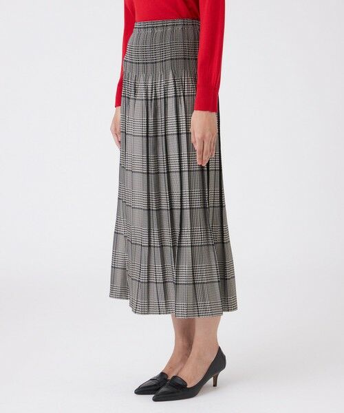 TRANS WORK / トランスワーク ロング・マキシ丈スカート | 【ウォッシャブル】グレンチェックJQスカート | 詳細3