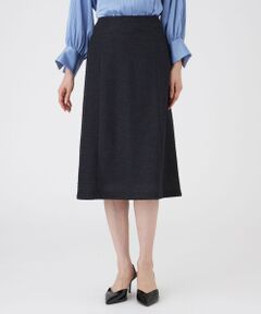 TRANS WORK / トランスワーク ロング・マキシ丈スカート | 【ウォッシャブル】ペーパーヤーンファンシー