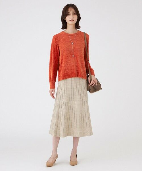 TRANS WORK / トランスワーク ロング・マキシ丈スカート | 【ウォッシャブル】リバーシブルニットスカート | 詳細4