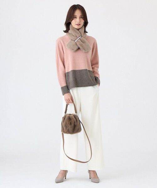 TRANS WORK / トランスワーク ニット・セーター | 【ウォッシャブル】エアリーウールニットプルオーバー | 詳細1