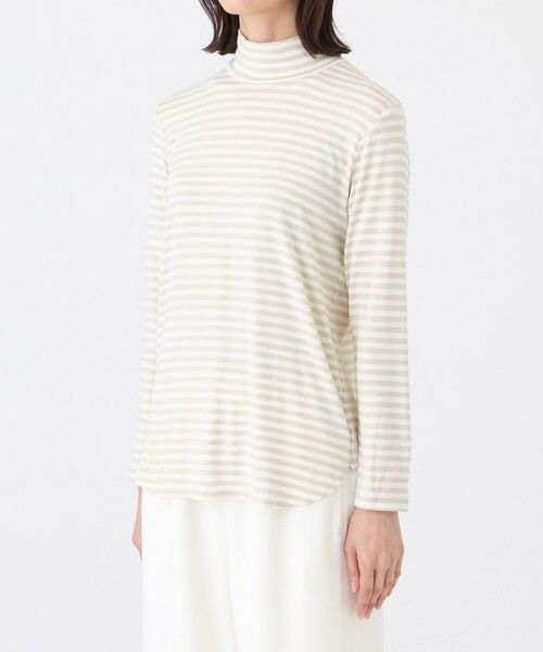 TRANS WORK / トランスワーク カットソー | 【ウォッシャブル・吸湿発熱】サクラウォームベア天カットソー | 詳細4