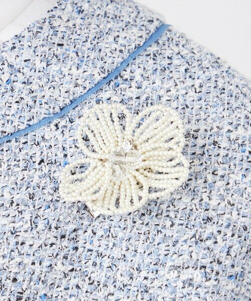 TRANS WORK / トランスワーク ネックレス・ペンダント・チョーカー | パール編みブローチ（オフホワイト1）