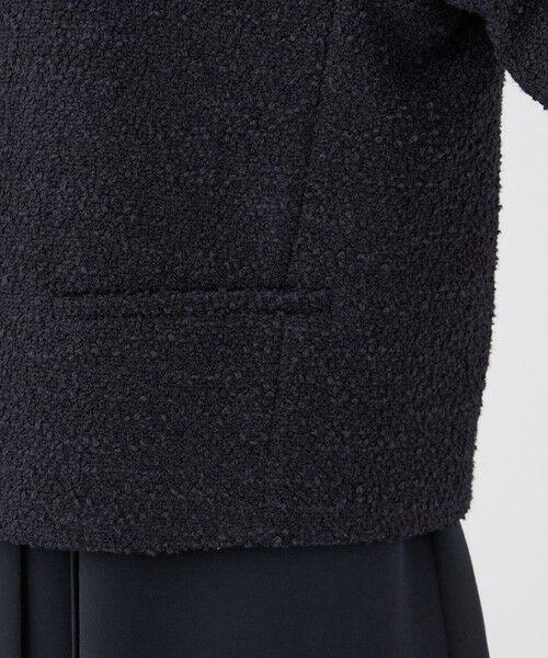 TRANS WORK / トランスワーク ノーカラージャケット | 【ウォッシャブル】ミックスツィードジャケット | 詳細9