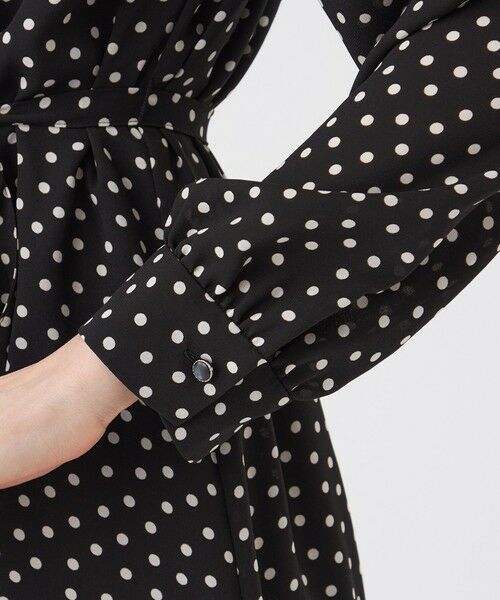 TRANS WORK / トランスワーク ロング・マキシ丈ワンピース | 【ウォッシャブル】ノルディスドットワンピース | 詳細7