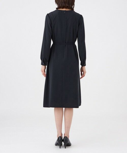 TRANS WORK / トランスワーク ロング・マキシ丈ワンピース | 【ウォッシャブル・UV・防しわ】ストレッチジョーゼットワンピース | 詳細6