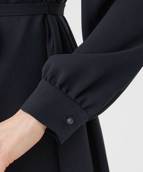 TRANS WORK / トランスワーク ロング・マキシ丈ワンピース | 【ウォッシャブル・UV・防しわ】ストレッチジョーゼットワンピース | 詳細8