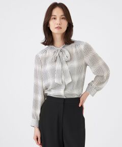 TRANS WORK / トランスワーク シャツ・ブラウス | 【ウォッシャブル】ノルディスドットブラウス