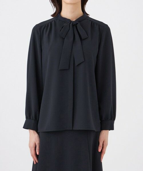 TRANS WORK / トランスワーク シャツ・ブラウス | 【ウォッシャブル・UV・防しわ】ストレッチジョーゼットブラウス | 詳細5