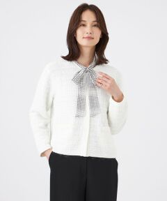 TRANS WORK / トランスワーク ニット・セーター | 【ウォッシャブル】Fancy Tweedニットカーディガン