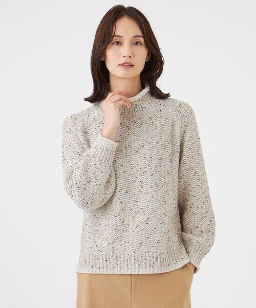 TRANS WORK / トランスワーク ニット・セーター | スパングルファンシーヤーンプルオーバー（ベージュ1）