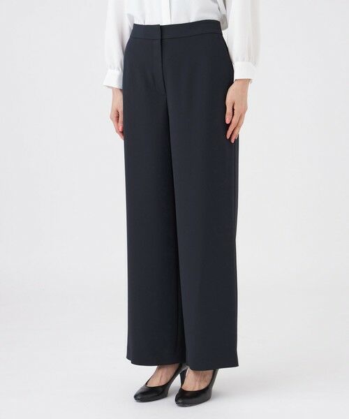 TRANS WORK / トランスワーク その他パンツ | 【美シリーズ・セットアップ対応・ウォッシャブル】バックサテンジョーゼットパンツ | 詳細9