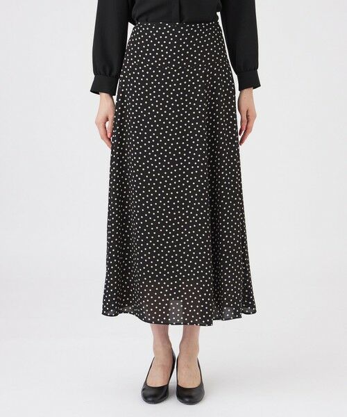 TRANS WORK / トランスワーク ロング・マキシ丈スカート | 【ウォッシャブル】ノルディスドットスカート | 詳細2