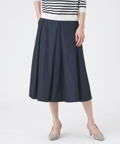 TRANS WORK / トランスワーク ロング・マキシ丈スカート | 【ウォッシャブル】シャンブレーメモリータフタスカート