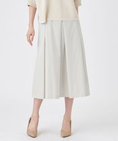 TRANS WORK / トランスワーク ロング・マキシ丈スカート | 【ウォッシャブル】シャンブレーメモリータフタスカート