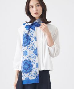 TRANS WORK / トランスワーク マフラー・ショール・スヌード・ストール | 【ウォッシャブル】タイルパターンストール