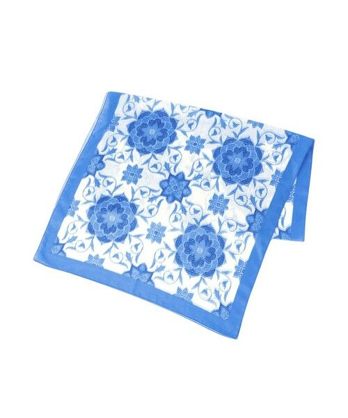 TRANS WORK / トランスワーク マフラー・ショール・スヌード・ストール | 【ウォッシャブル】タイルパターンストール | 詳細5