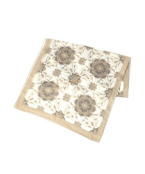 TRANS WORK / トランスワーク マフラー・ショール・スヌード・ストール | 【ウォッシャブル】タイルパターンストール | 詳細6