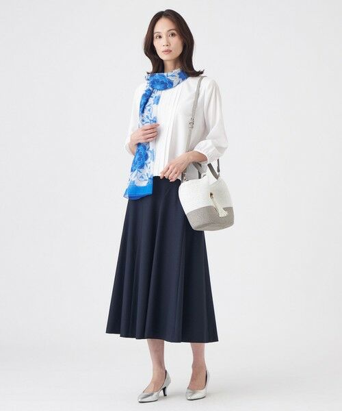 TRANS WORK / トランスワーク マフラー・ショール・スヌード・ストール | 【ウォッシャブル】タイルパターンストール | 詳細1