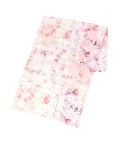 TRANS WORK / トランスワーク マフラー・ショール・スヌード・ストール | 【ウォッシャブル】フラワーショートストール | 詳細5