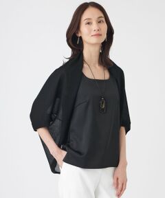 TRANS WORK / トランスワーク マフラー・ショール・スヌード・ストール | 【ウォッシャブル】シアーポンチョ