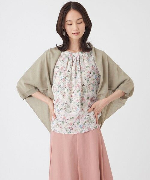 TRANS WORK / トランスワーク マフラー・ショール・スヌード・ストール | 【ウォッシャブル】シアーポンチョ | 詳細1