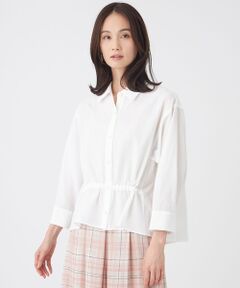 TRANS WORK / トランスワーク シャツ・ブラウス | 【接触冷感・ウォッシャブル】スラブクレープブラウス
