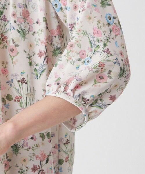TRANS WORK / トランスワーク シャツ・ブラウス | 【ウォッシャブル】ルーセントフラワーブラウス | 詳細6