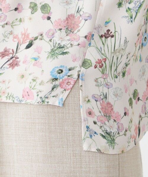 TRANS WORK / トランスワーク シャツ・ブラウス | 【ウォッシャブル】ルーセントフラワーブラウス | 詳細7