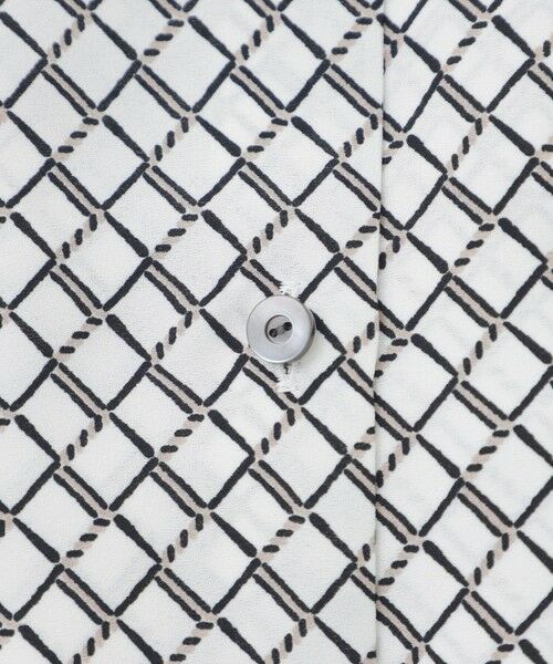 TRANS WORK / トランスワーク シャツ・ブラウス | 【ウォッシャブル】ツイストラティスプリントブラウス | 詳細7