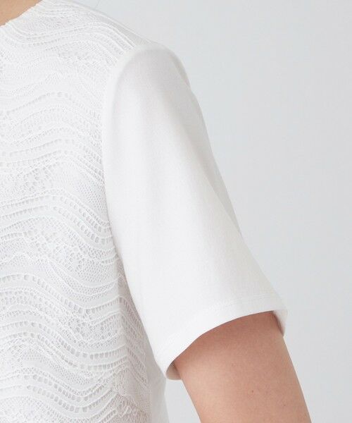 TRANS WORK / トランスワーク カットソー | 【ウォッシャブル】ジョーゼットジャージカットソー | 詳細6