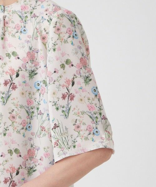 TRANS WORK / トランスワーク カットソー | 【ウォッシャブル】ルーセントフラワーカットソー | 詳細5