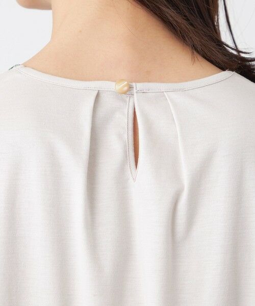 TRANS WORK / トランスワーク カットソー | 【ウォッシャブル】ルーセントフラワーカットソー | 詳細7